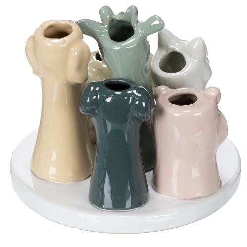 gjenstander Vase dekorative dyrefigurer, perfekt for leken romdesign, 13 cm