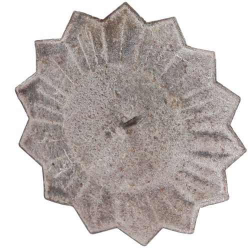 gjenstander Vintage lysestake grå til plugg inn Ø11cm H8,5cm 4stk