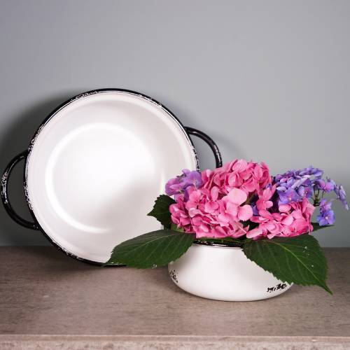 Floristik24 Vintage metallskåler Ø19,5cm - Ø25cm 2stk