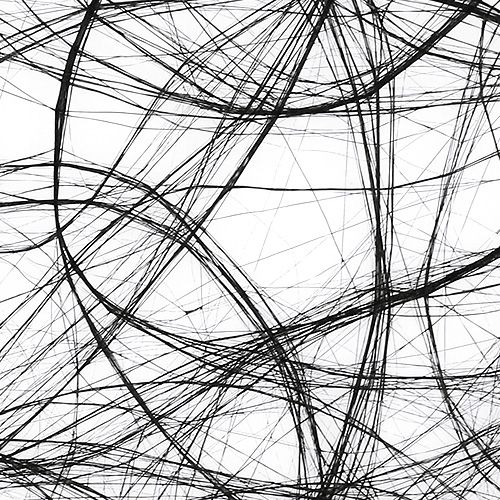 gjenstander Fleece 8cm 25m svart