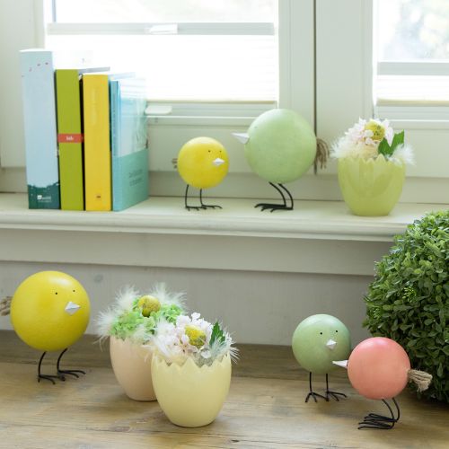 gjenstander Kyllingpyntfigurer med rundt design for lette og lekne detaljer, 9,5 cm, 3 stk.