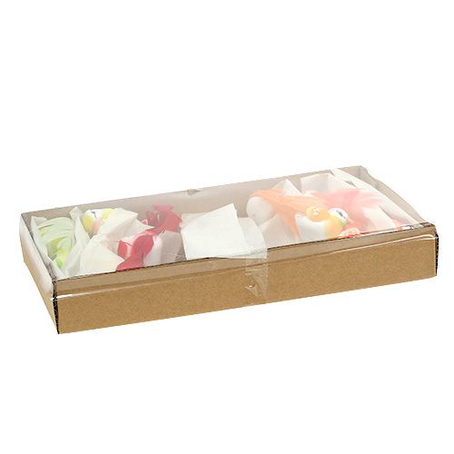 Floristik24 Bird 8cm forskjellige farger 12stk