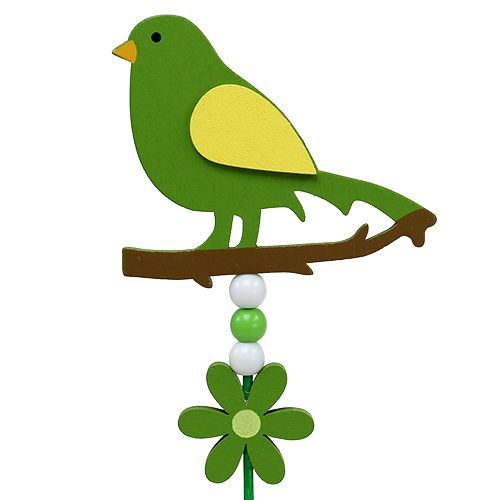 Floristik24 Fuglfarget rumpe. på stangen 12cm L30cm 15stk