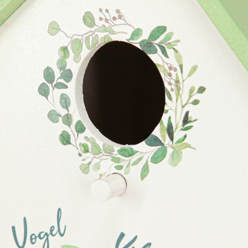 gjenstander Fuglehus for stilige rom med blomsterdesign og nostalgisk preg 21 cm