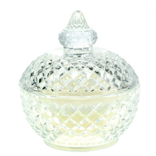 Floristik24 Duftlys i glass vanilje Ø10cm