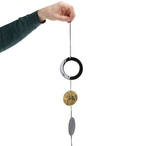 gjenstander Veggdekorasjonsringer og -skiver perfekt for stuedekorasjon og jul 125 cm