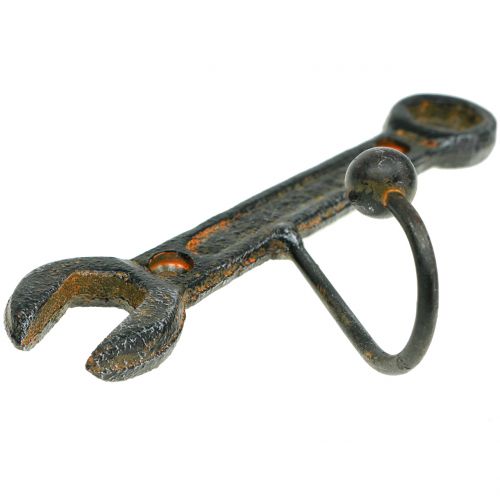 Floristik24 Veggkrokverktøy mørk brun 14cm 2stk