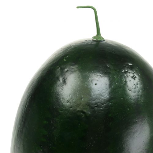 gjenstander Vannmelon kunstig grønn 30cm