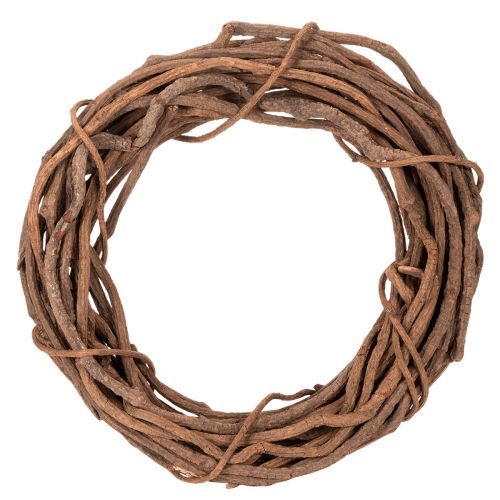 Naturlig piletrekrans som hobbykrans til blomsterdekorasjon, 40 cm kjøpe | Floristik24.no