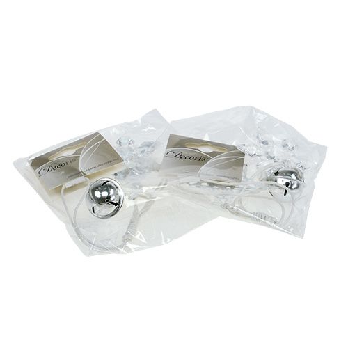 Floristik24 Jul anheng stjerne, juletre hvit 25cm 2stk