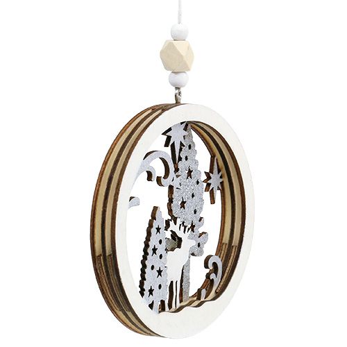 Floristik24 Julepynt til oppheng Ø9,8cm 4stk