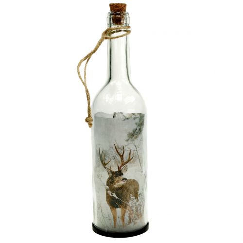 Floristik24 Julepyntflaske med belysning 30cm