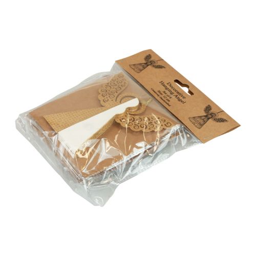 gjenstander Papirengel juleenglepynt papir hvit H12cm 4 stk