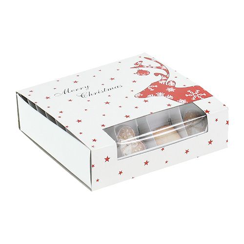 Floristik24 Julekjeks hvite 3cm - 3,5cm 24stk