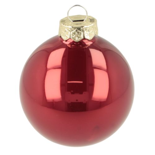 Julekulesett, skinnende festlig dekorasjon, 6 cm, 24 deler | Floristik24.no