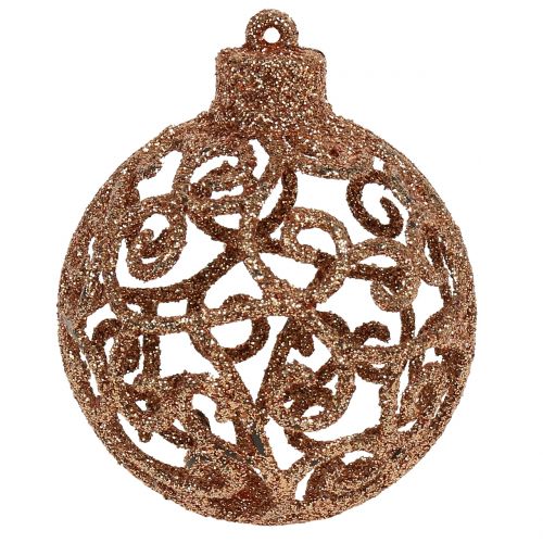 Floristik24 Julekule kobbergull Ø6cm 16 stk