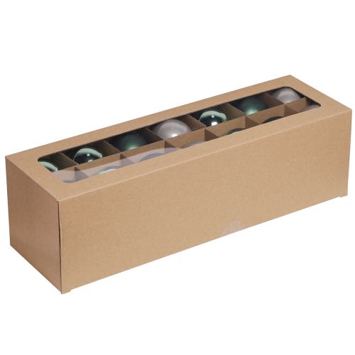 gjenstander Julekuler grønne grå tre glasskuler Ø6cm 24 stk