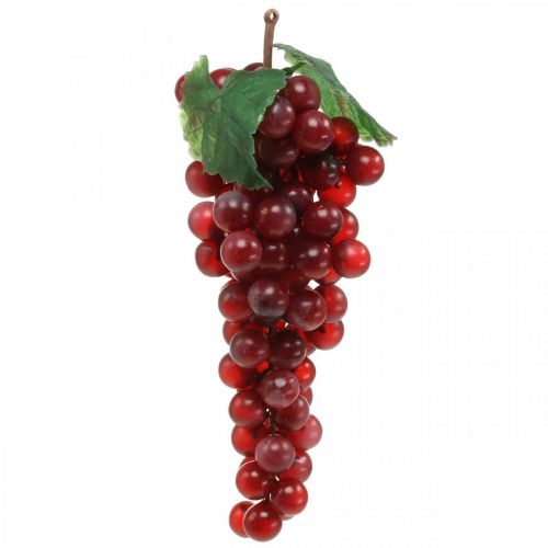 Dekorative druer rød Kunstige druer dekorativ frukt 22cm