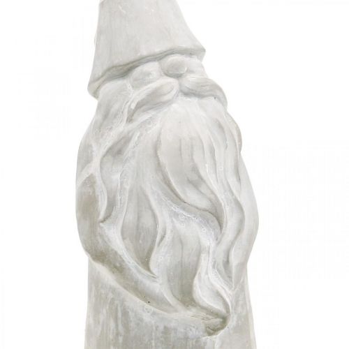 Floristik24 Deco figur nisse betong jul nisse grå H39,5cm