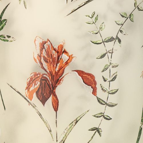 gjenstander Telysholder i glass, blomsterdesign for koselige stunder i hjemmet, 18 cm