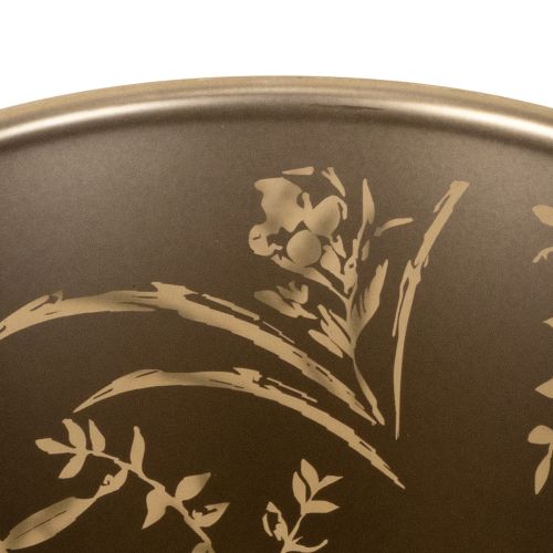 gjenstander Telysholder i glass, blomsterdesign for koselige stunder i hjemmet, 18 cm