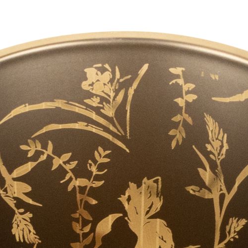 gjenstander Dekorativ glasslykt med blomstermotiv for stemningsfulle interiørdetaljer, 8 cm, 4 stk.