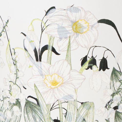 gjenstander Dekorativ glasslykt med bladdesign for stilig interiør, 8 cm, 4 stk.