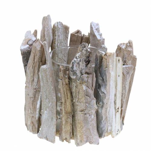 Floristik24 Lanterktre hvitvasket Ø14cm H14cm