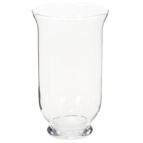 Floristik24 Glasslysestake/vase for stemningsfull interiørdesign med klassisk eleganse, 25 cm