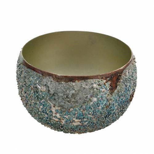 Floristik24 Lanterne metallfarget Ø10cm H6,5cm