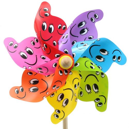 Floristik24 Fargerik vindmølle Ø30cm