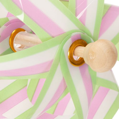 gjenstander Vindmøllehagepike, attraktiv dekorasjon for terrasse, hage og balkong, 47 cm, 3 deler