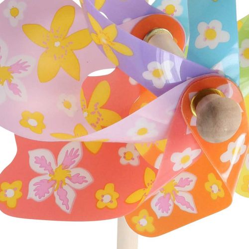 Floristik24 Pinwheel fargerik Ø16cm vindklokke vindmølle hage dekorasjon