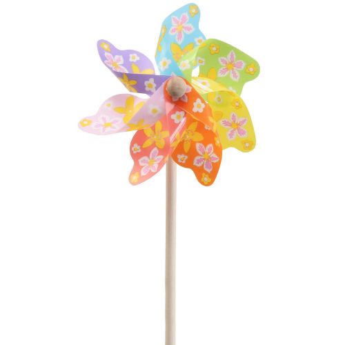 Floristik24 Pinwheel fargerik Ø16cm vindklokke vindmølle hage dekorasjon
