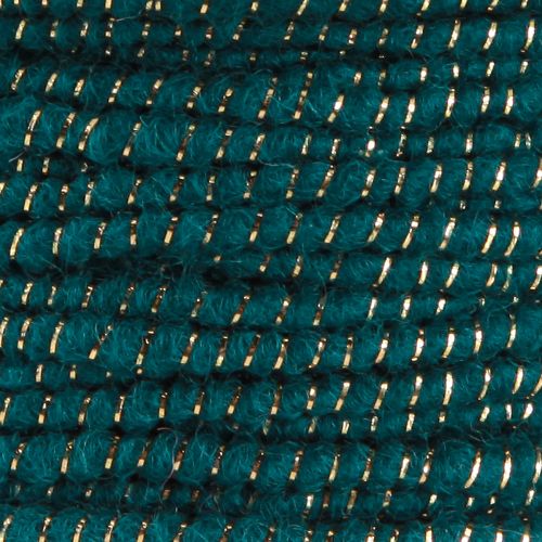 gjenstander Ulltråd med filtsnor ullsnor turkisgull Ø5mm 33m