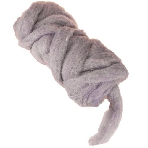 gjenstander Lys lilla ullbånd, 10 m, dekorativ ull til blomsterdekorasjon og håndverk