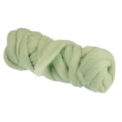 Floristik24 Ullsnor filt snor ullsikring lys grønn Ø4–5cm 10m