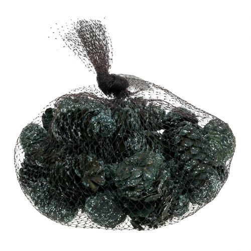 Floristik24 Kjegler blander grønt iset 200g