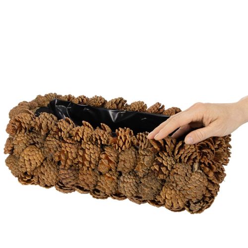 Rektangulær kjegleformet plantekasse, 40 cm | Floristik24.no