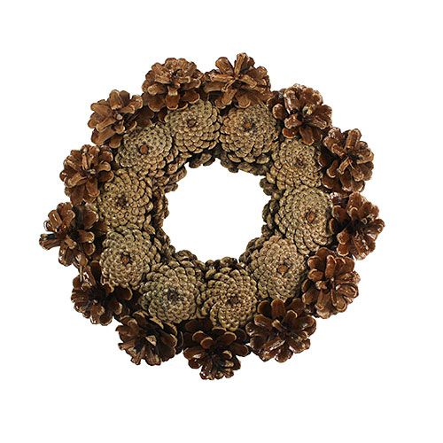 gjenstander Kjeglekrans malt Ø25cm