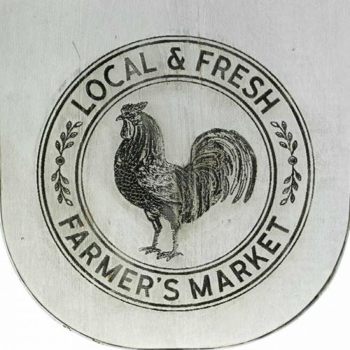 Floristik24 Magasinhylle Tre Metall Vintage Hane 36×23×40cm