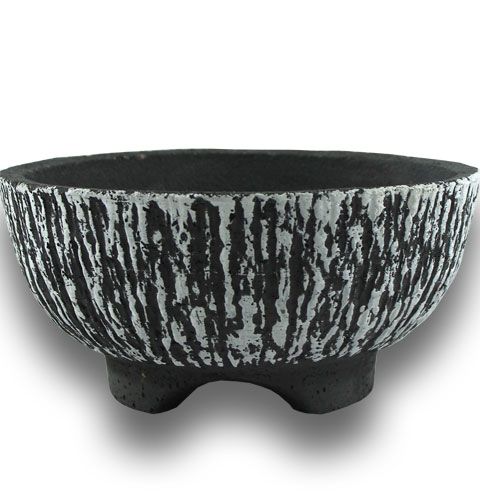 Floristik24 Sementbolle rund Ø30cm bark