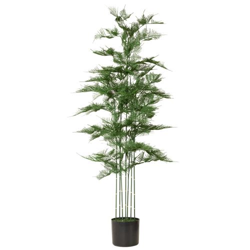 Kunstig bambustre, grønt, 132 cm, stueplante | Floristik24.no