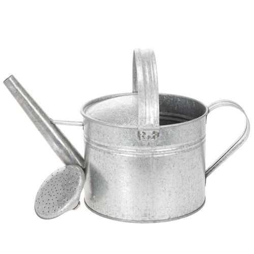 Vintage vannkanne i sink, 27 cm - blomsterpotte til hage og terrasse, metallblomsterpotte | Floristik24.no