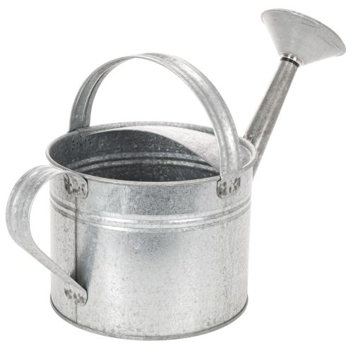 Vintage vannkanne i sink, 27 cm - blomsterpotte til hage og terrasse, metallblomsterpotte | Floristik24.no