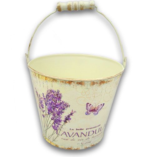 Floristik24 Sinkbøtte lavendel Ø17cm H14cm