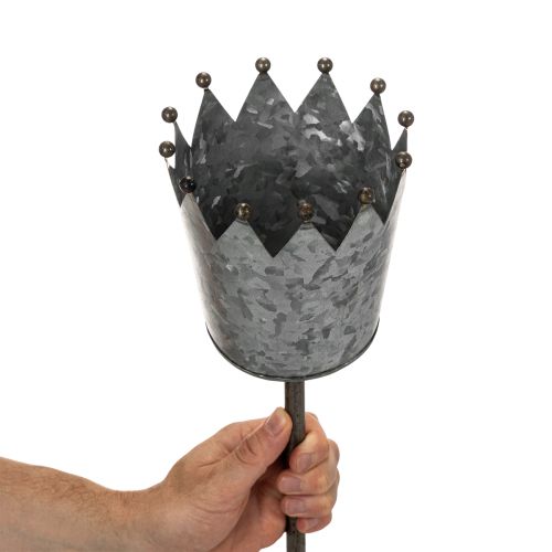 Dekorativ krone i antikt utseende til blomsterbed eller plantepotte, 95 cm | Floristik24.no