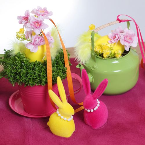 gjenstander Plantekopp med skål for kreative hager, 11 cm, 6 stk.