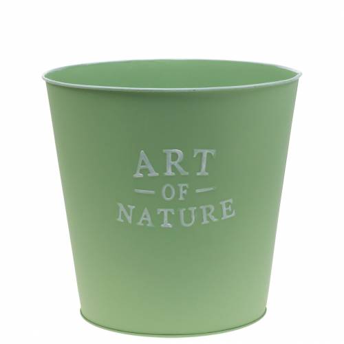 gjenstander Blomsterkrukke sink Art of Nature mintgrønn Ø17,5cm H15cm