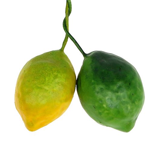 gjenstander Sitronblanding 2cm gul, grønn 24 stk